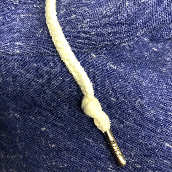 Nike Just Do It Hoodie! Heather Blue great shape! - Picture 6 of 6